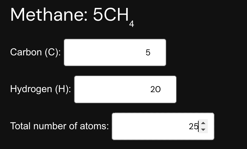 Count the Atoms Practice